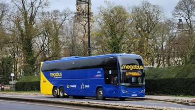 Autumnal megabus